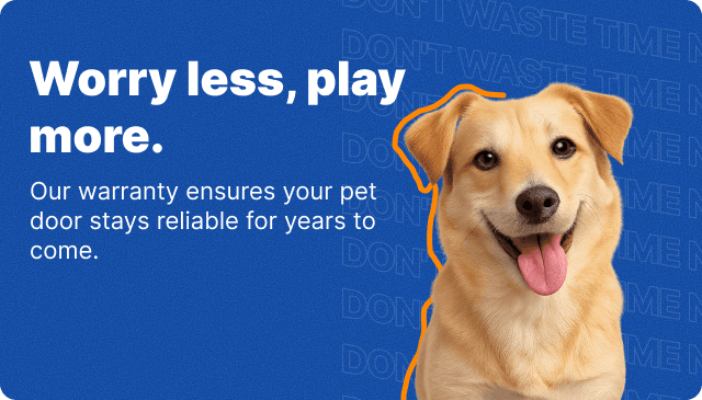 Dog door product warranty reference
